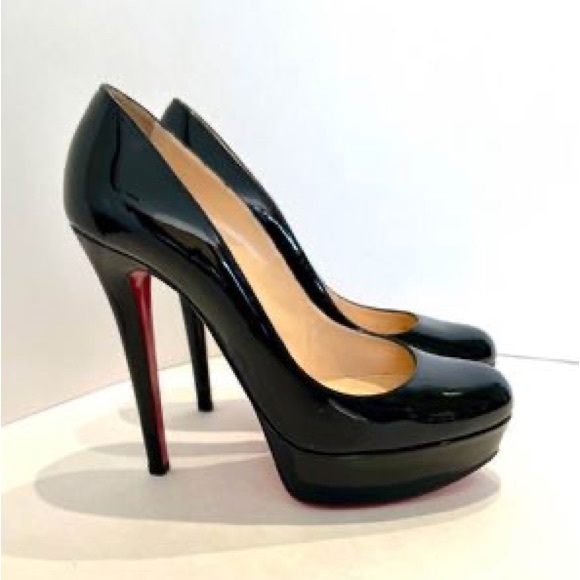 Christian Louboutin Bianca Platform Red Sole Pump Size 37 (US 7) - Picture 3 of 8